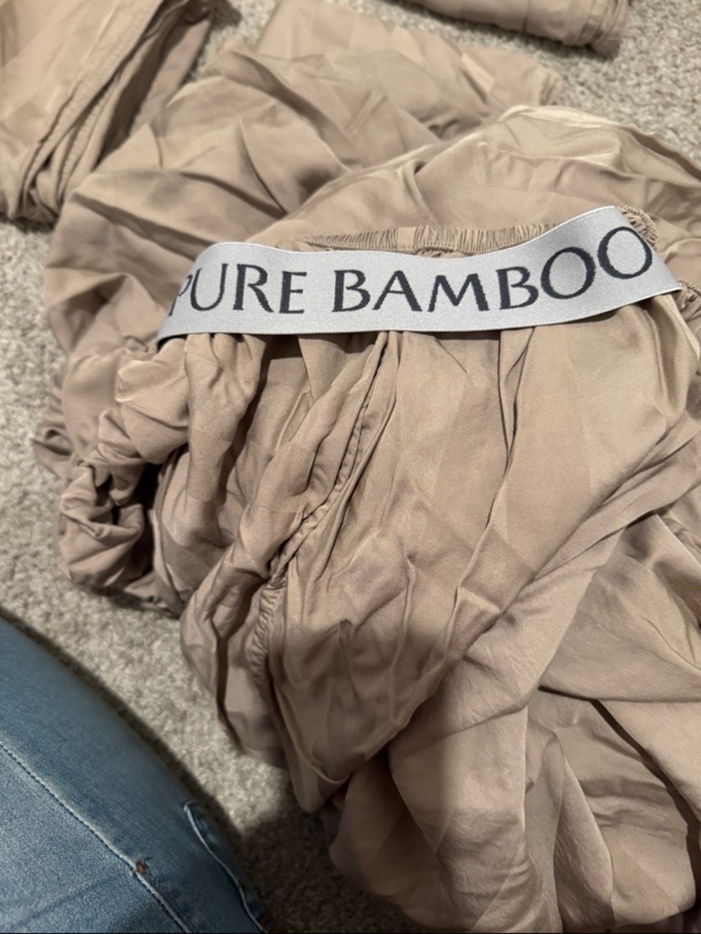 Taupe Bamboo Sheet Set - Soft Breathable Bedding